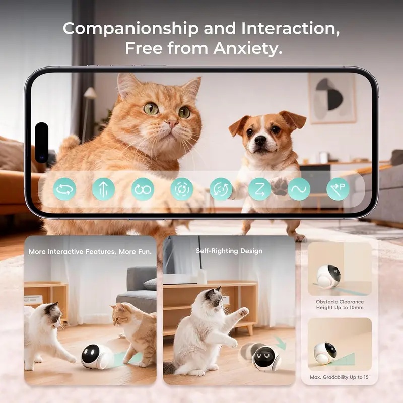 Movable Indoor Pet Robot Camer - Home Security Robots ulasan dan harga