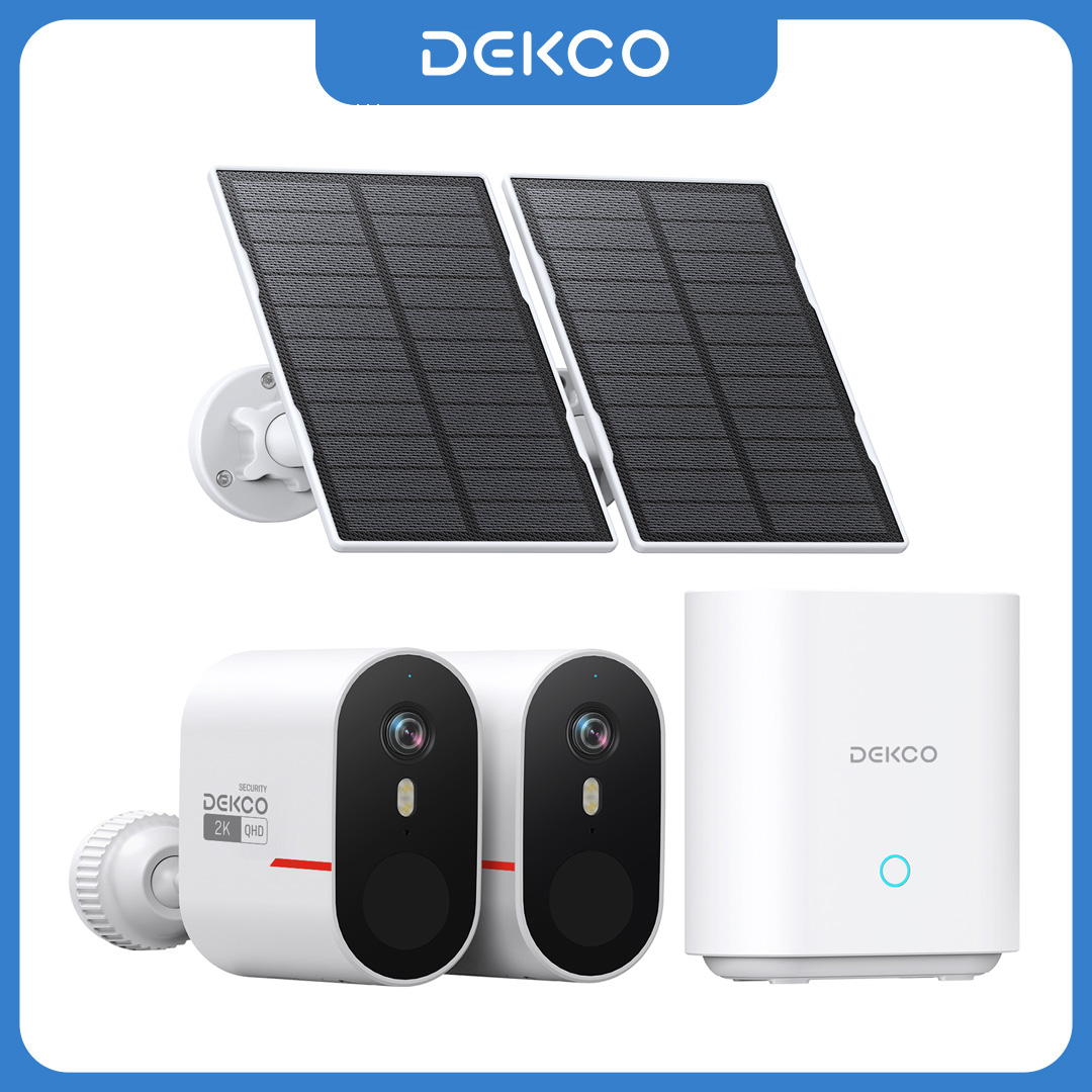 Dekco 3MP WiFi Solar Camera Sy - Home Security Items ulasan dan harga