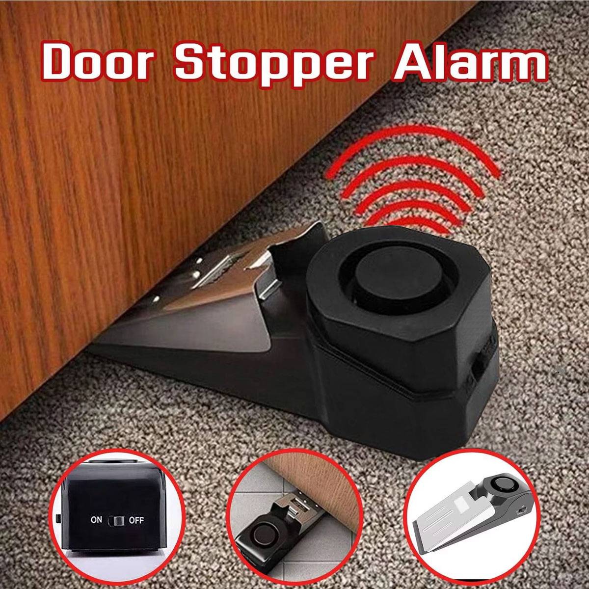 Wireless Door Stop Alarm Syste - Sim Gsm Alarm ulasan dan harga