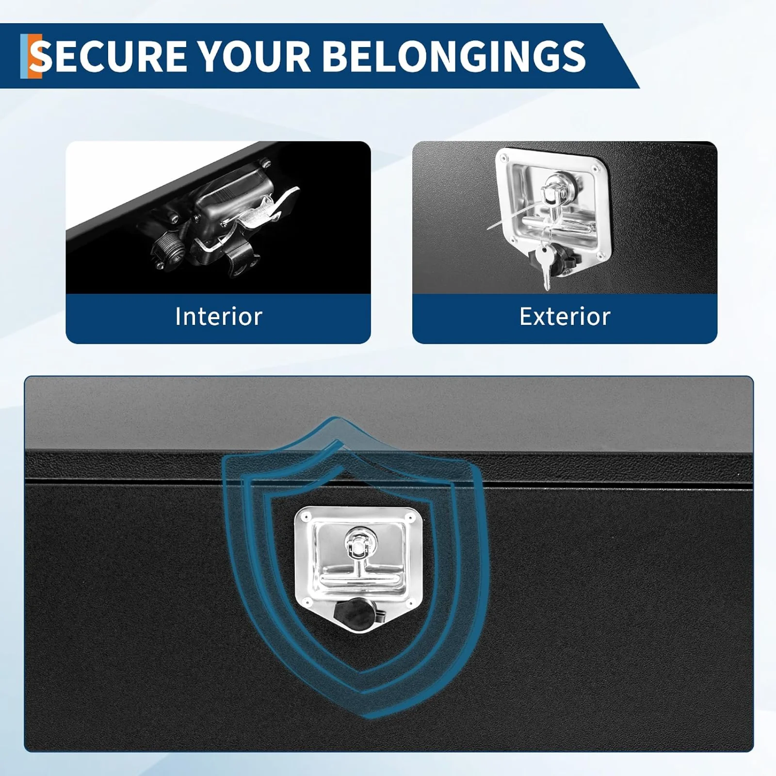 Heavy Duty Black Steel Truck B - Home Security Box ulasan dan harga