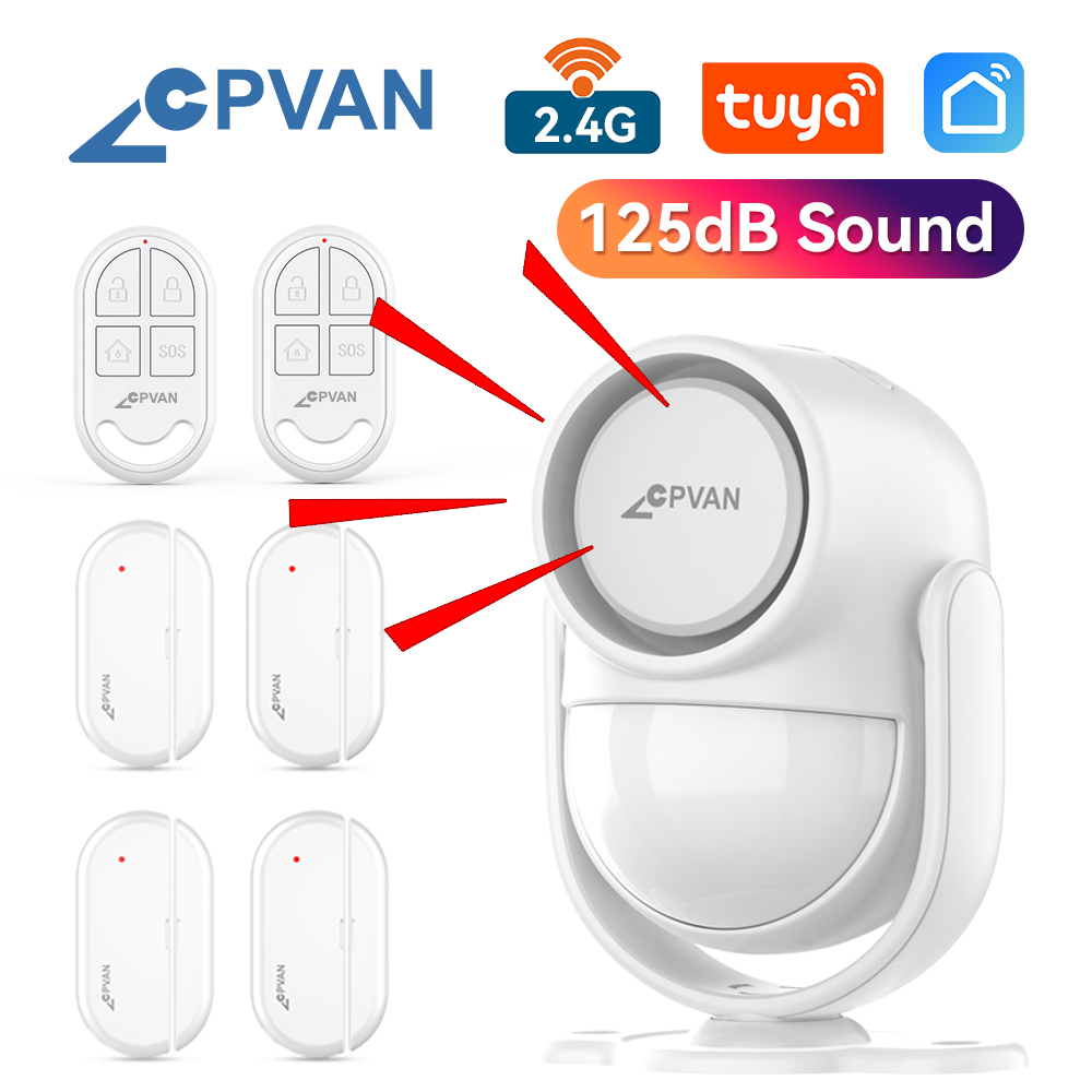 CPVAN Wireless WIFI 2.4G Smart - Sim Gsm Alarm ulasan dan harga