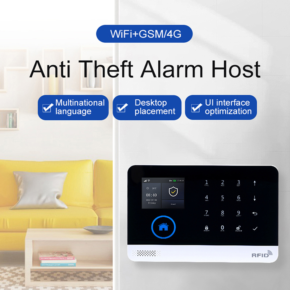 PGST Home Alarm System, WIFI S - Sim Gsm Alarm ulasan dan harga