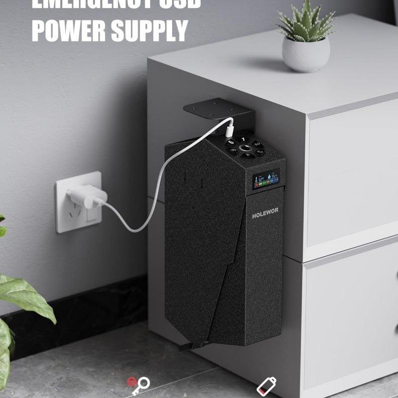 Smart Fingerprint Handgun Safe - Home Security Box ulasan dan harga